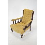 Victorian easy armchair