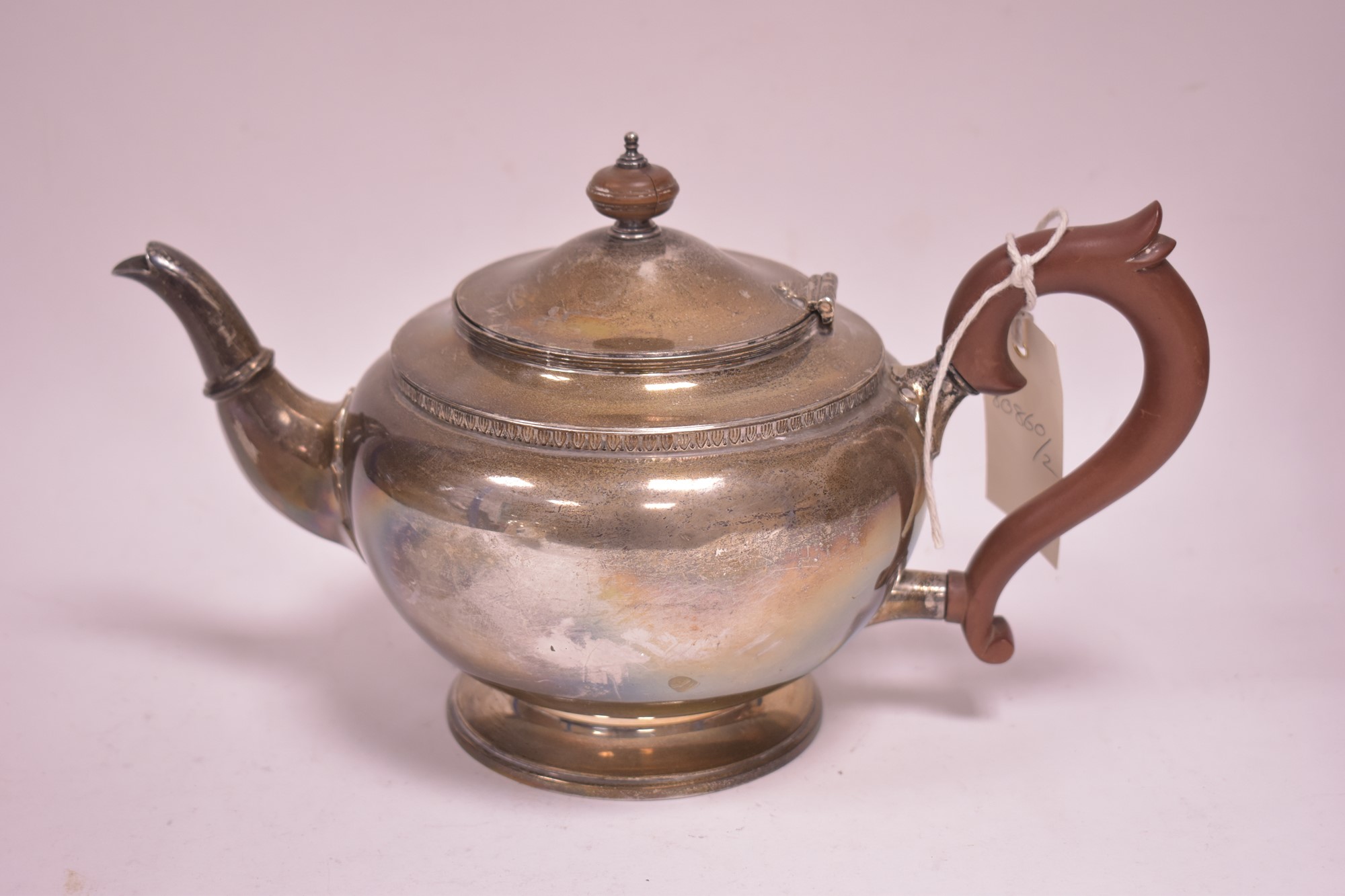 Silver teapot