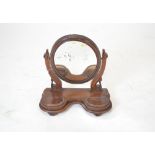 Victorian mahogany toilet mirror