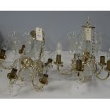 Pair of chandeliers