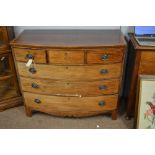 Regency bowfront chest of drawers