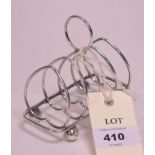 Silver toast rack