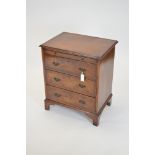 George III style chest of drawers
