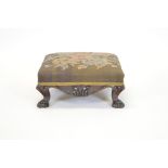 George III style footstool