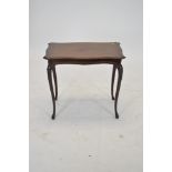 20th Century mahogany side table