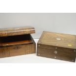 Two Victorian boxes