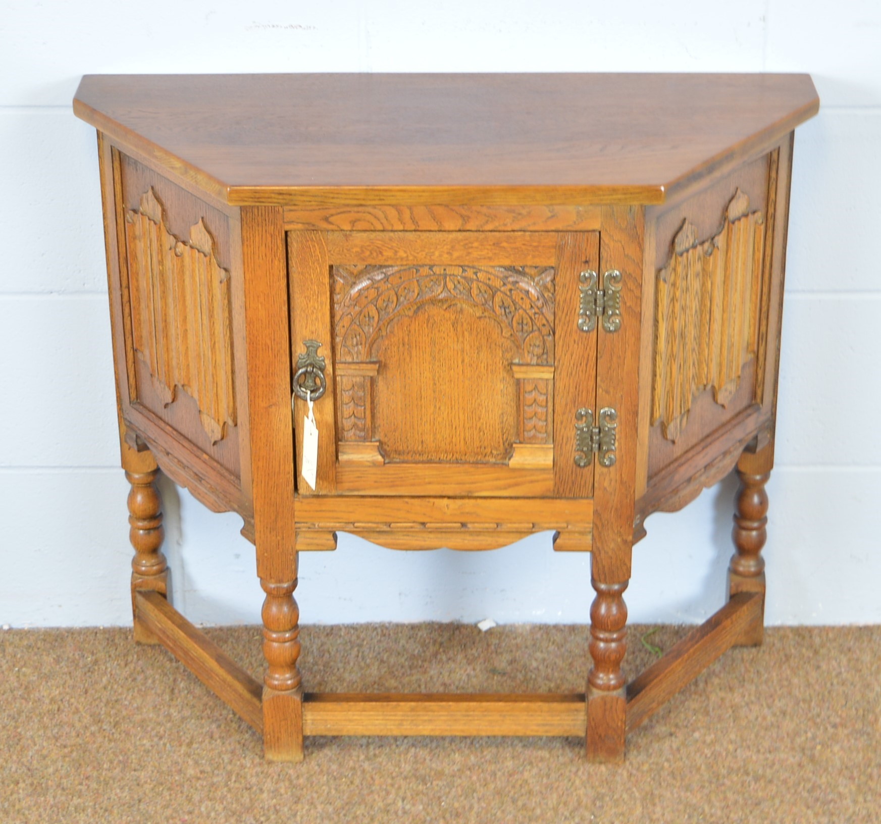 20th Century oak cabinet