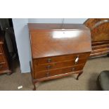 An Early 20th century mahogany bureau.