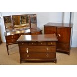 Stag Minstrel Chest of Drawers, Dressing table ad TV cabinet