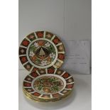 Royal Crown Derby Imari plates