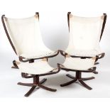 Sigurd Ressell Falcon lounge chairs