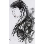 Sophie Odette - pencil charcoal drawing.