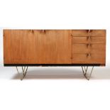 John & Sylvia Reid for Stag furniture, a model S201 teak sideboard, early 1960's with two doors