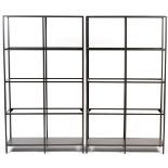 Aluminum shelving units