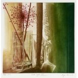 Anja Percival - colour etching.