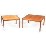 Mid-Century teak tables