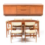 McIntosh mid-Century teak dining suite