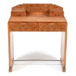 Art Deco walnut desk