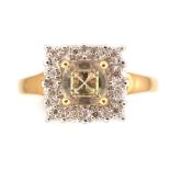 A Zultanite and diamond ring