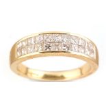 Princess cut diamond ring