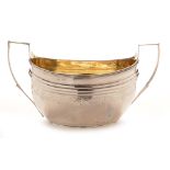 George III silver two handled bowl