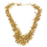 H. Stern feather pattern necklace
