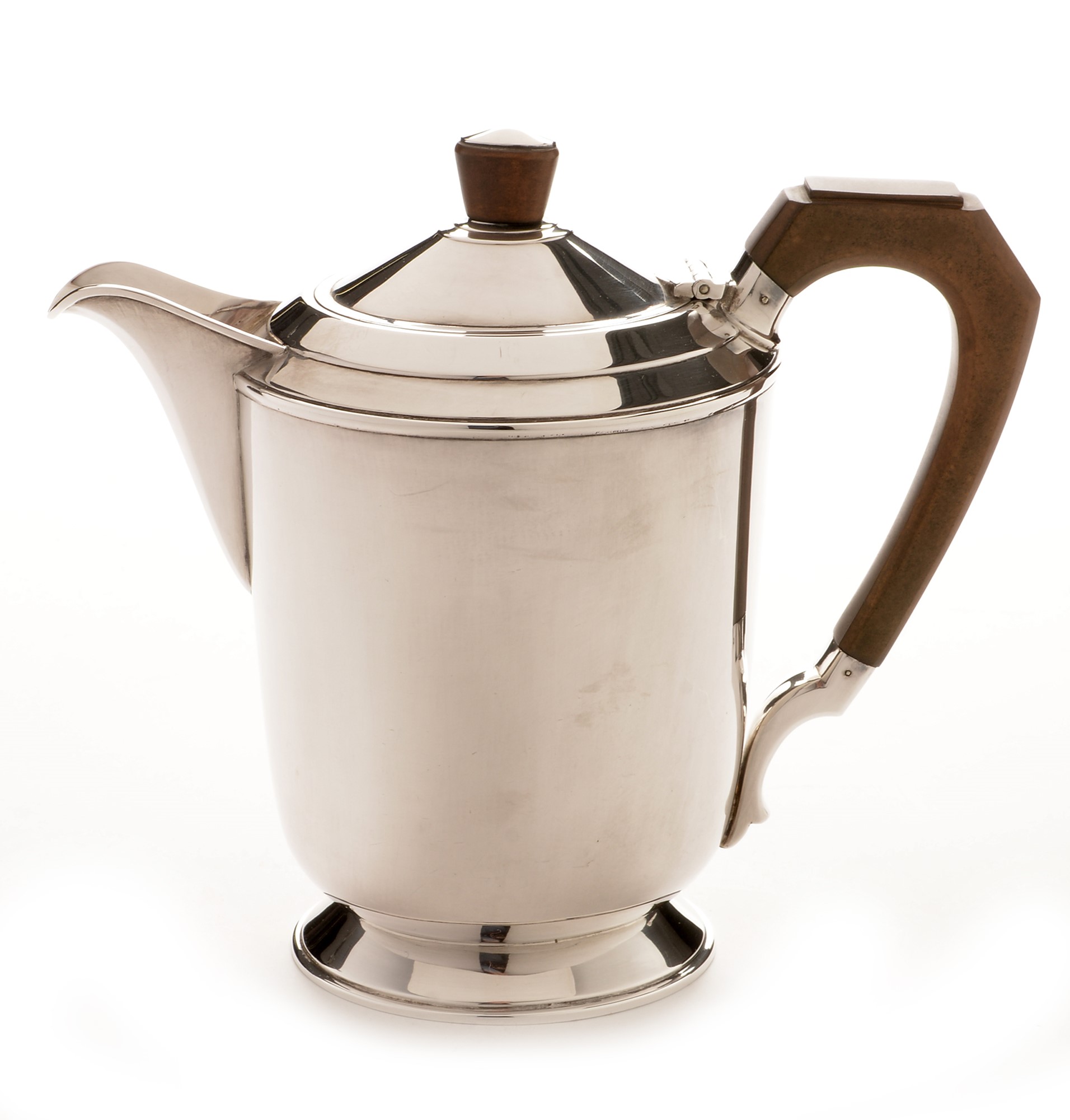 Art Deco style silver hot water jug