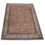 Silk Kashan rug