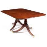 20th Century reproduction pedestal dining table