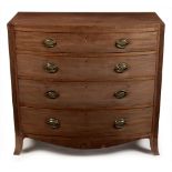 Regency bowfront chest
