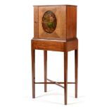 Gillows satinwood music cabinet