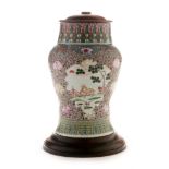 Chinese famille rose vase