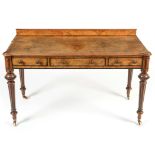 Victorian walnut serving table