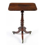 Late Victorian rosewood tripod table