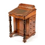 Victorian walnut Davenport