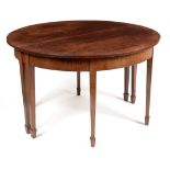 20th Century D-end dining table