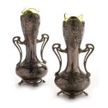 Pair of WMF flower vases