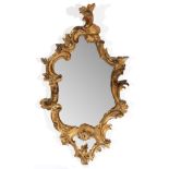 20th Century rococo style wall mirror