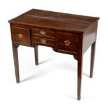 19th Century oak dressing table