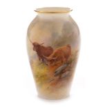 Small Worcester vase Harry Stinton