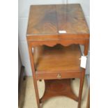 Georgian mahogany washstand.