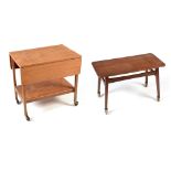 Vanson: teak serving trolley