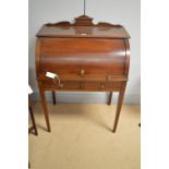 Edwardian cylinder bureau