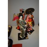 Geisha figures