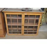 A late 19th Century pine bookcase