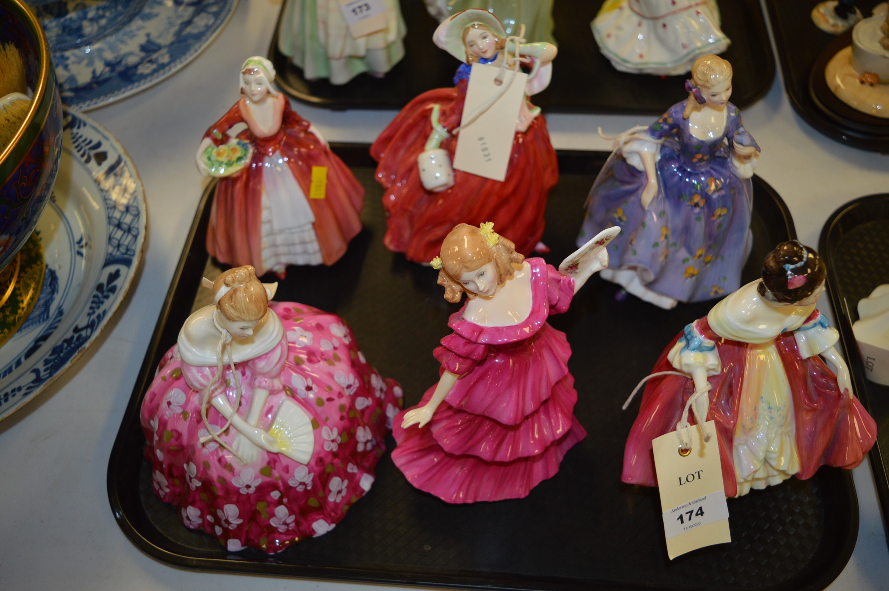 Royal Doulton figurines.