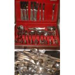 Mixed plated cutlery