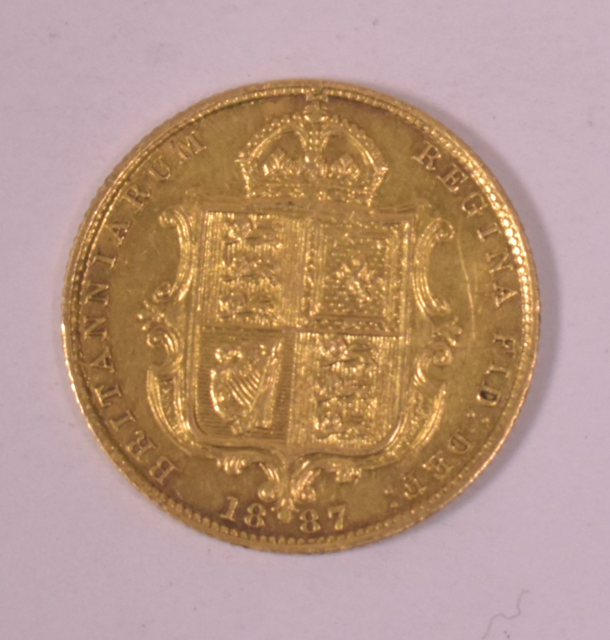 Gold half sovereign