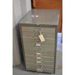 Steel Bisley filing cabinet