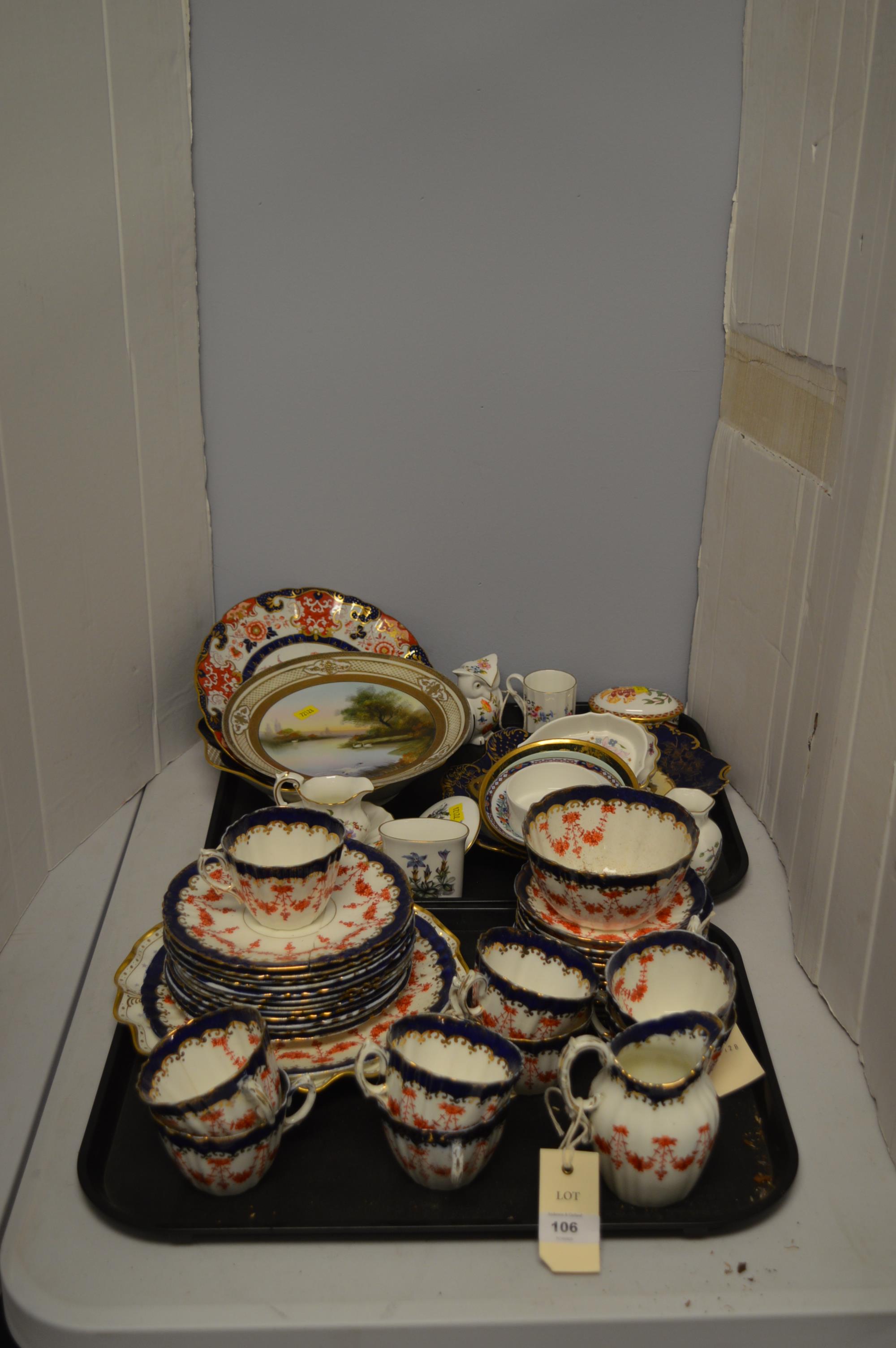 Royal Albert Imari style tea, Noritake etc